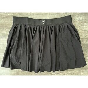 Aritzia TNAction  Tennis Pro Micro Pleated Skirt Black Sz Large Shorts Pockets